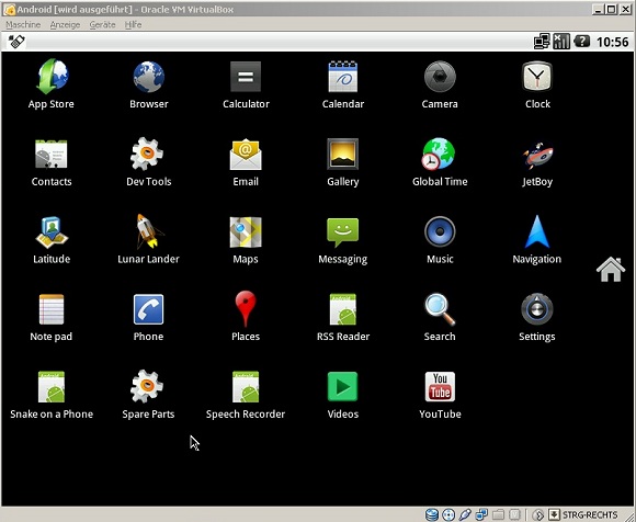 Android Installation in der Virtual Box / Screenshot by NormCast.de