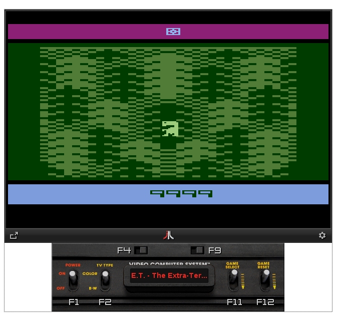 Atari E.T. Game / Screenshot by NormCast.de