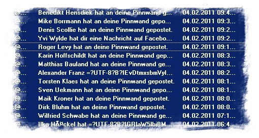 Emails am Geburtstagsmorgen (und das ist nur ein Ausschnitt... :)) / (c) NormCast.de