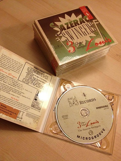 Die neue Sazerac-Swingers-CD / Quelle: Sazerac Swingers Facebook Profil / Foto: Mr. Oughttobesoberhere ;)