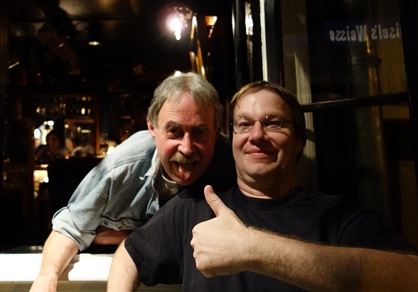 Ecki und ich im Sommer 2012 vor der 'Heuwaage' / (c) NormCast.de