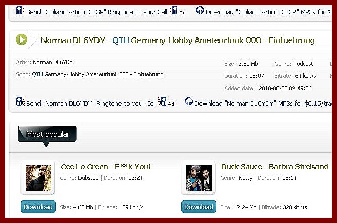 Screenshot done by DL6YDY himself :) / (c) NormCast.de