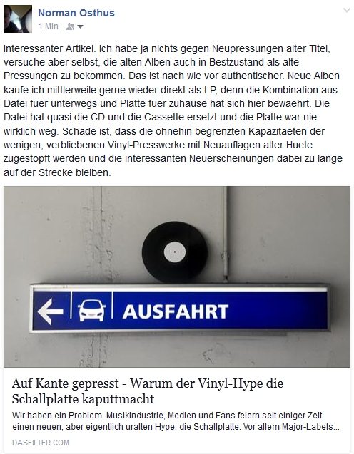 Facebook-Screenshot / (c) NormCast.de
