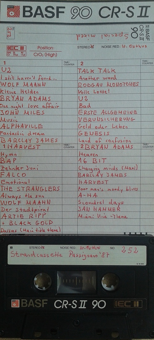 Strandcassette 1987 / (c) NormCast.de